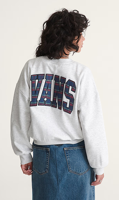 Tartan Up Retro Crew Sweatshirt