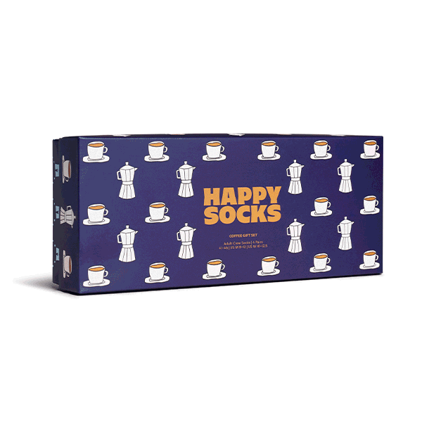 Set regalo di calzini da caffè in confezione da 4
