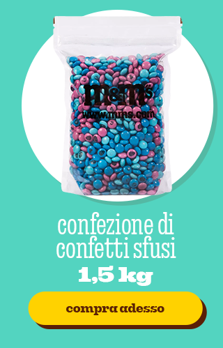 CONFEZIONE DI CONFETI SFUSI 1,5 KG