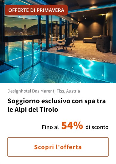 Soggiorno esclusivo con spa tra le Alpi del Tirolo