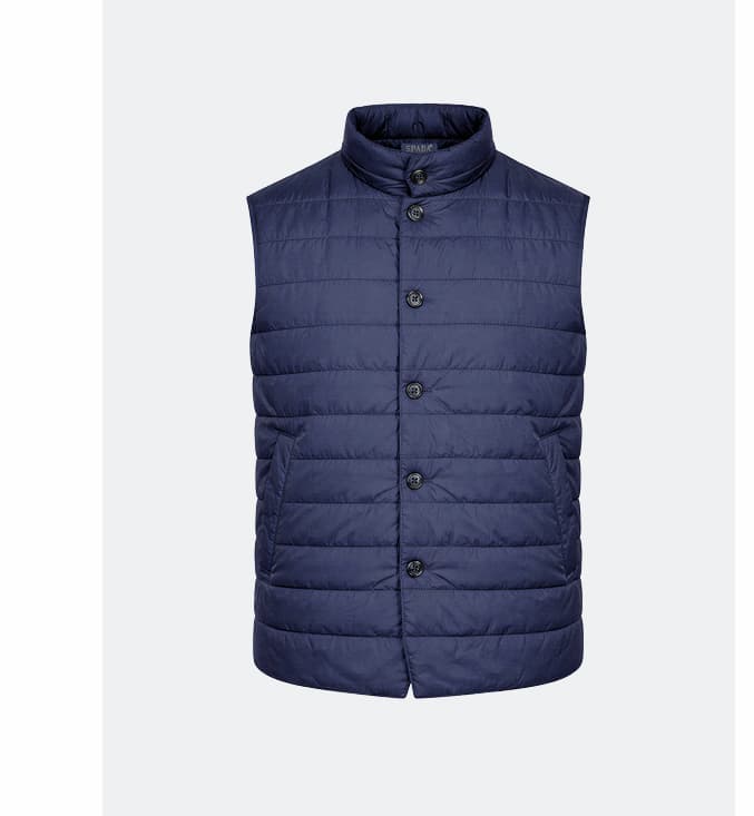 Gilet trapuntato in nylon