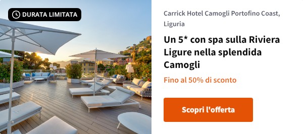 Un 5* con spa sulla Riviera Ligure nella splendida Camogli