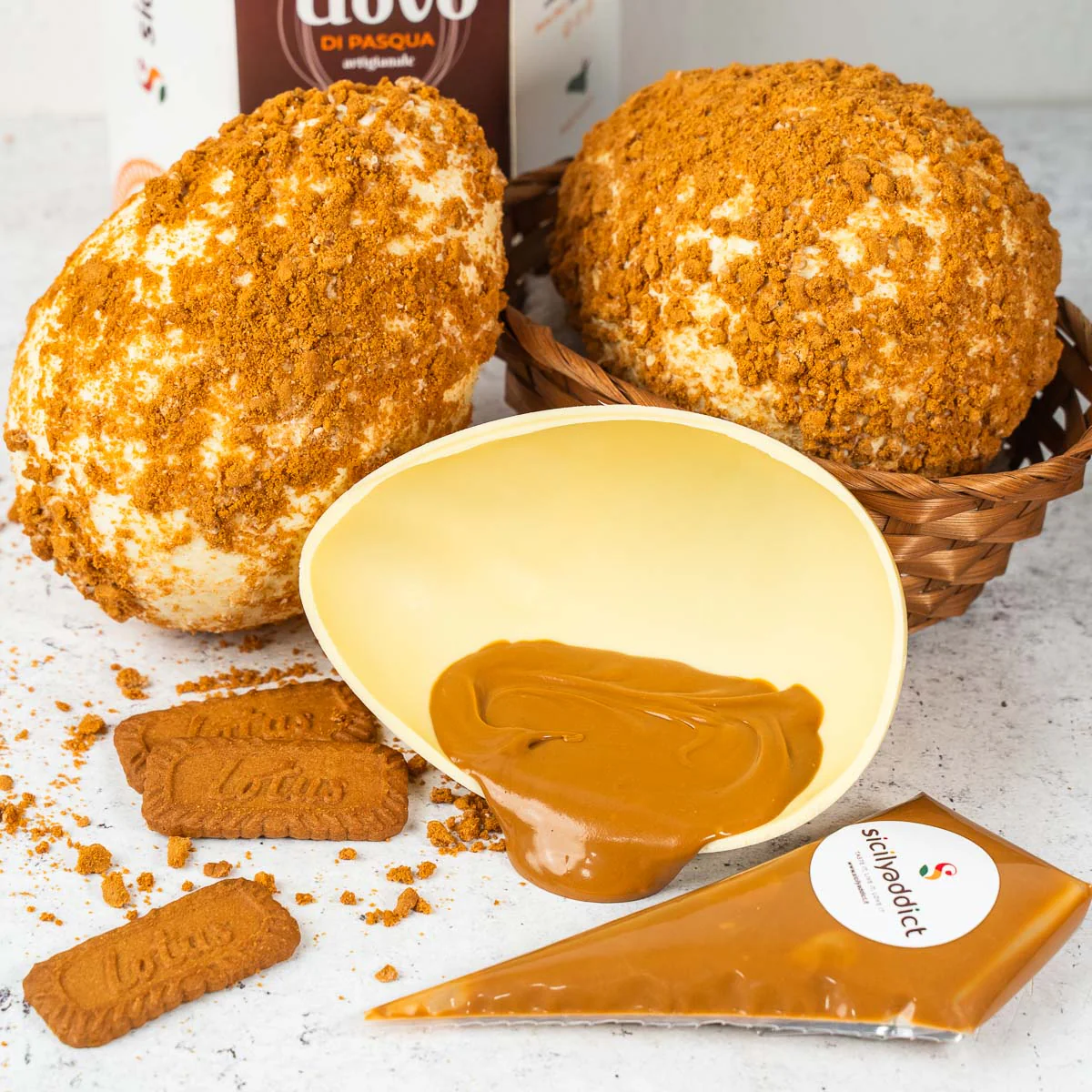 Image of Uovo di Pasqua artigianale Ciokolotus 350g