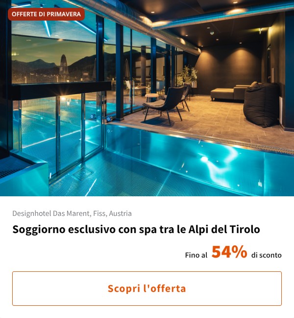 Soggiorno esclusivo con spa tra le Alpi del Tirolo