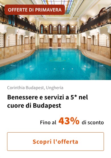 Benessere e servizi a 5* nel cuore di Budapest