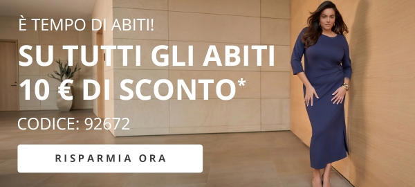 10 € di sconto per ogni abito