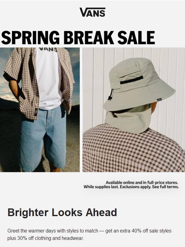The Spring Break Sale is here