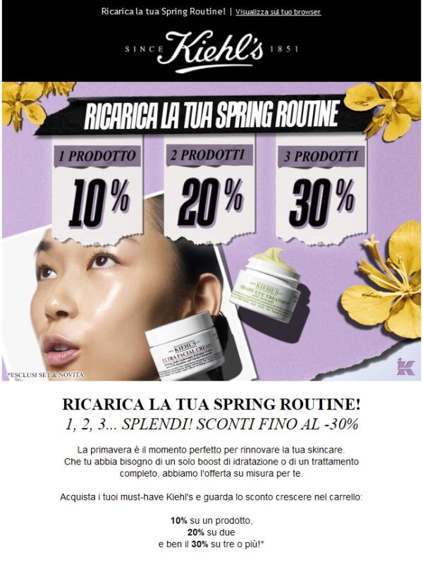 1, 2 o 3? Scegli il tuo sconto fino al -30% 🛍