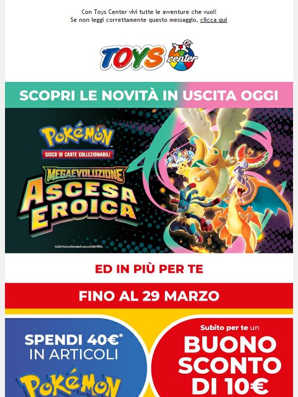 🆕⚡ Pokémon: scopri le nuove uscite, per te un buono 10€!
