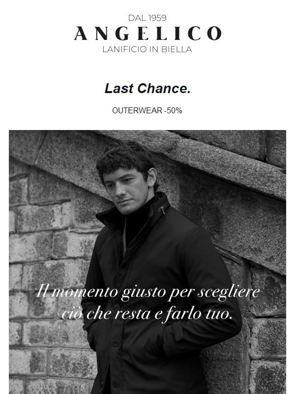 Last Chance | Outerwear tutto al -50% ✨
