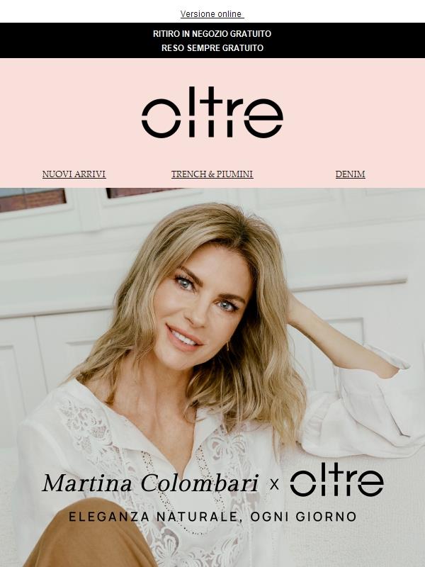 Eleganza naturale con Martina Colombari