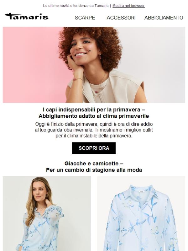 Essenziali per la primavera 🧡