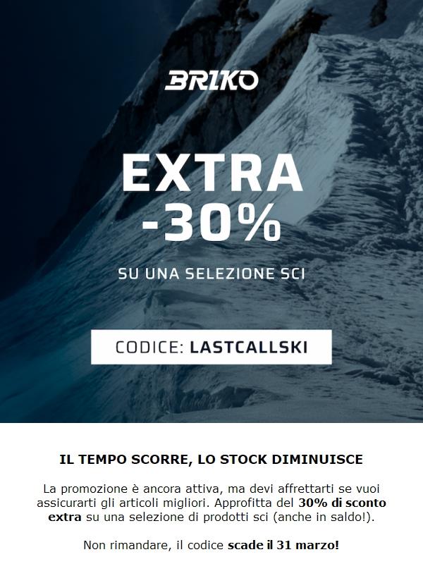 🔥 Ultimi sconti sci ancora disponibili!