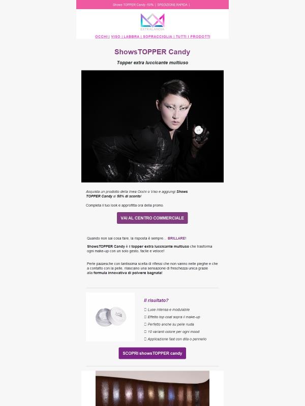 Shows TOPPER Candy - Super sconto!