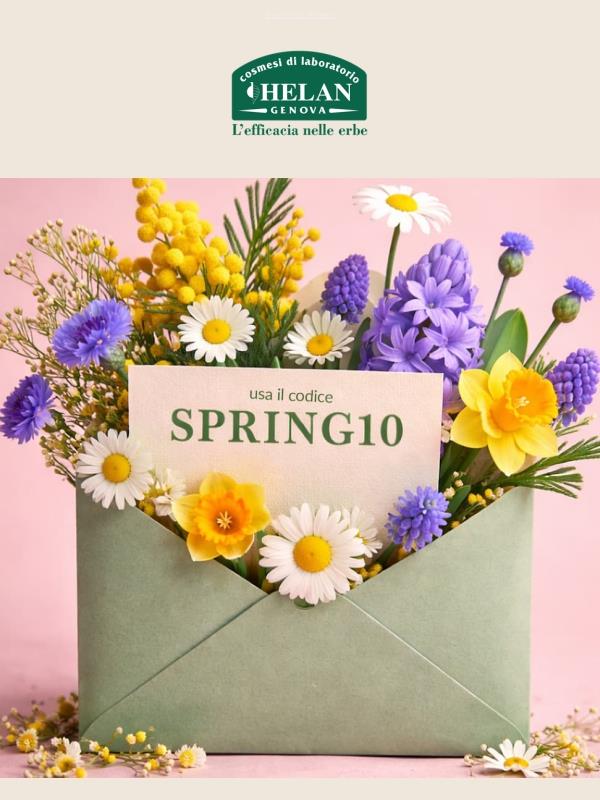 Solo per te: 10% di sconto🌸