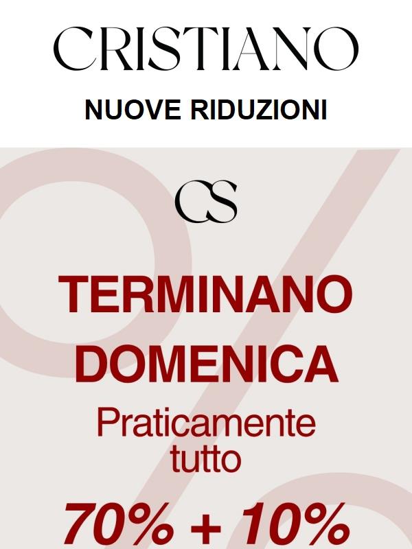 I Saldi Finali terminano domenica ⏳