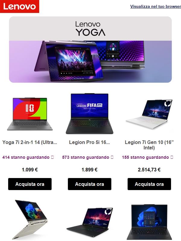 Nuove scelte personalizzate solo per te!