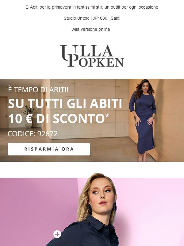 È ora di risparmiare! 10 € di sconto per ogni abito