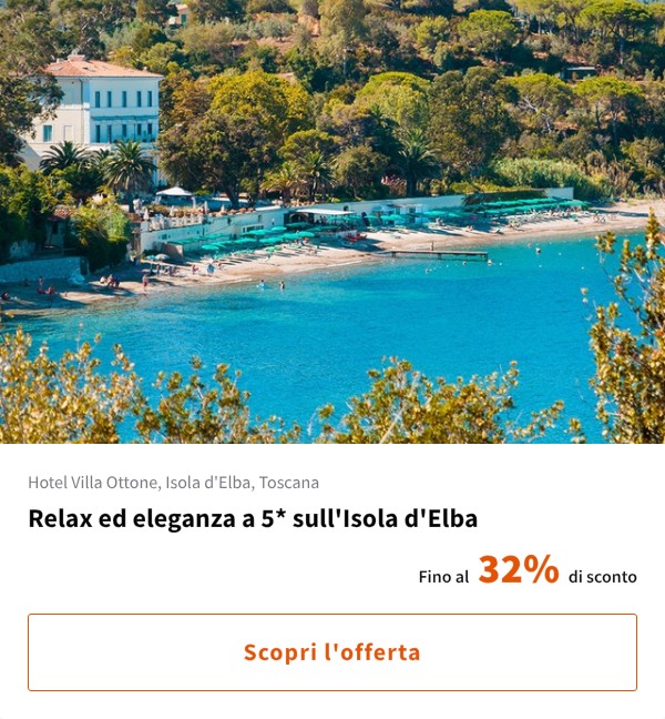 Relax ed eleganza a 5* sull'Isola d'Elba
