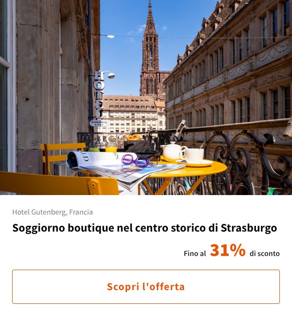 Soggiorno boutique nel centro storico di Strasburgo