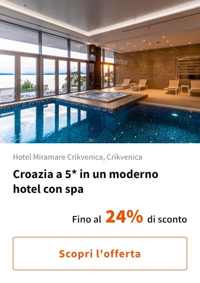 Croazia a 5* in un moderno hotel con spa