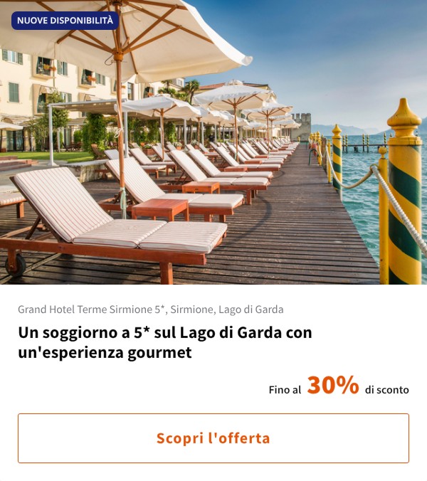 Un soggiorno a 5* sul Lago di Garda con un'esperienza gourmet
