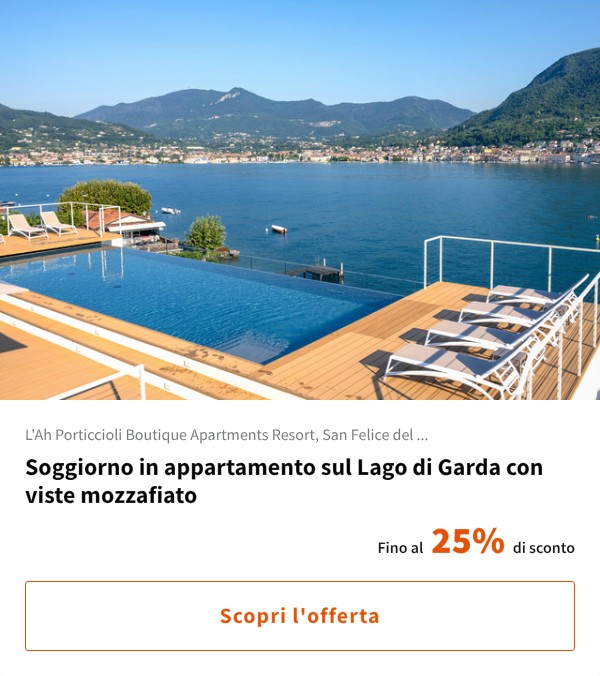 Soggiorno in appartamento sul Lago di Garda con viste mozzafiato