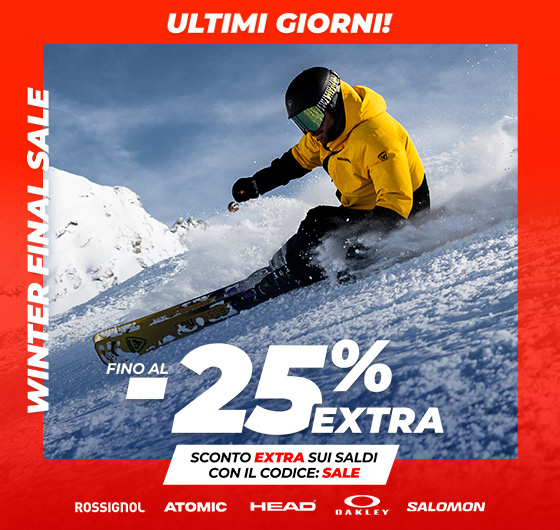 Il Winter Final Sale sta per scadere!