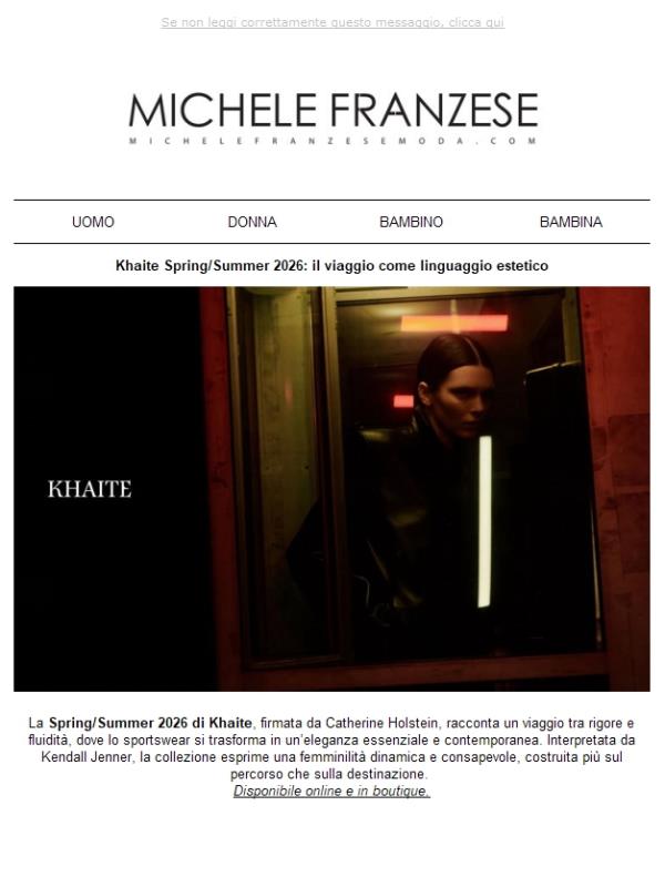 Khaite SS26 | Il viaggio come linguaggio estetico