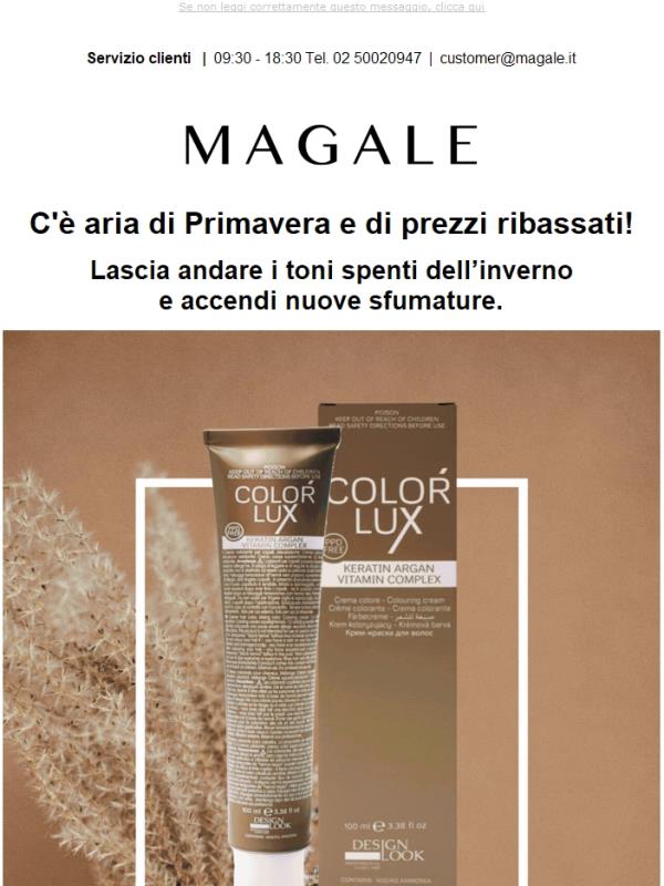 Nuova stagione, nuovo colore a prezzi ribassati 🌸 solo su Magale.it