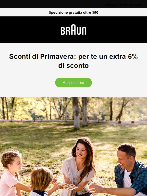 Ultima occasione: sconti fino al 30% più un EXTRA 5% di risparmio