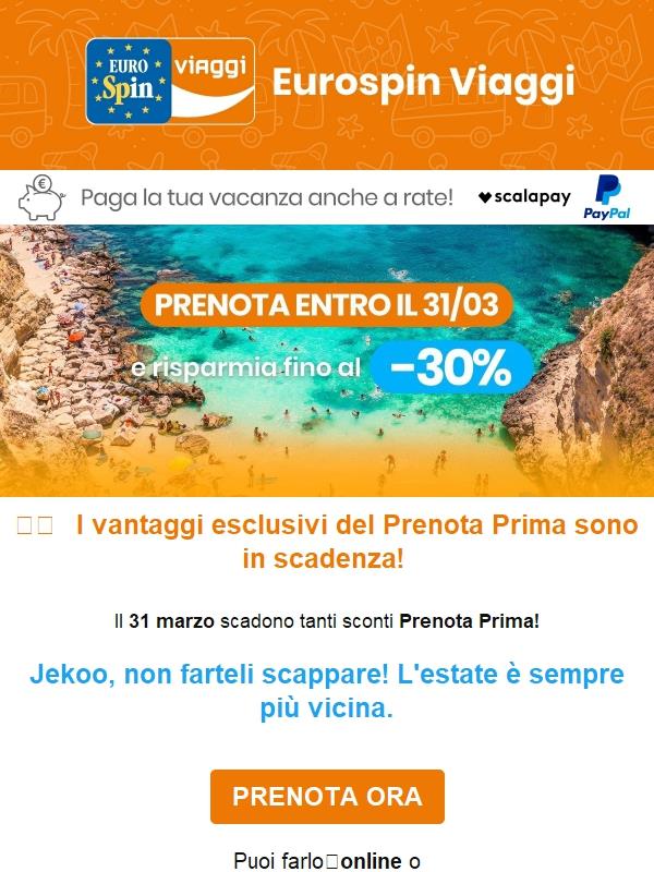 🏖️Prima prenoti, più risparmi!