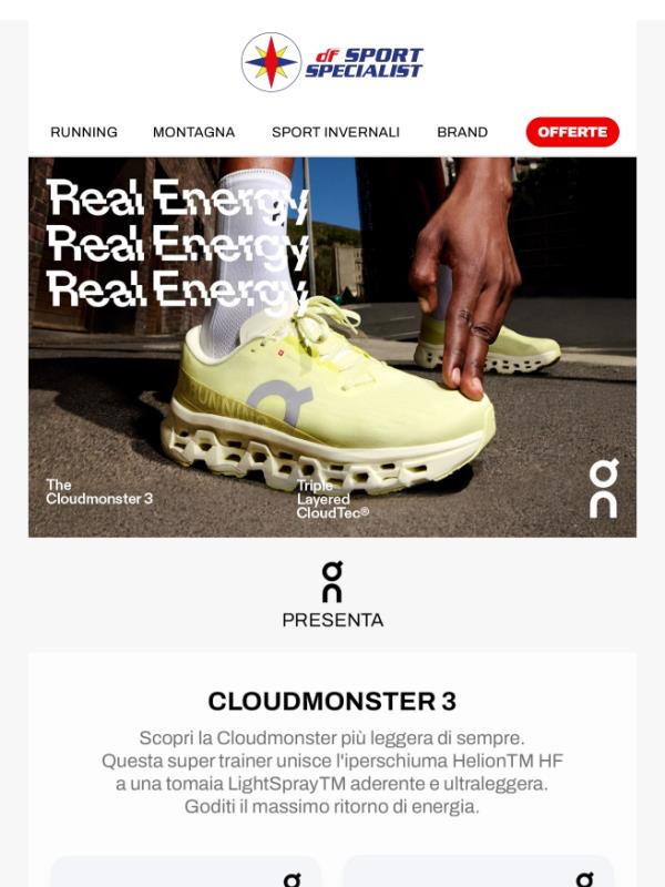 Nuova Cloudmonster 3⚡