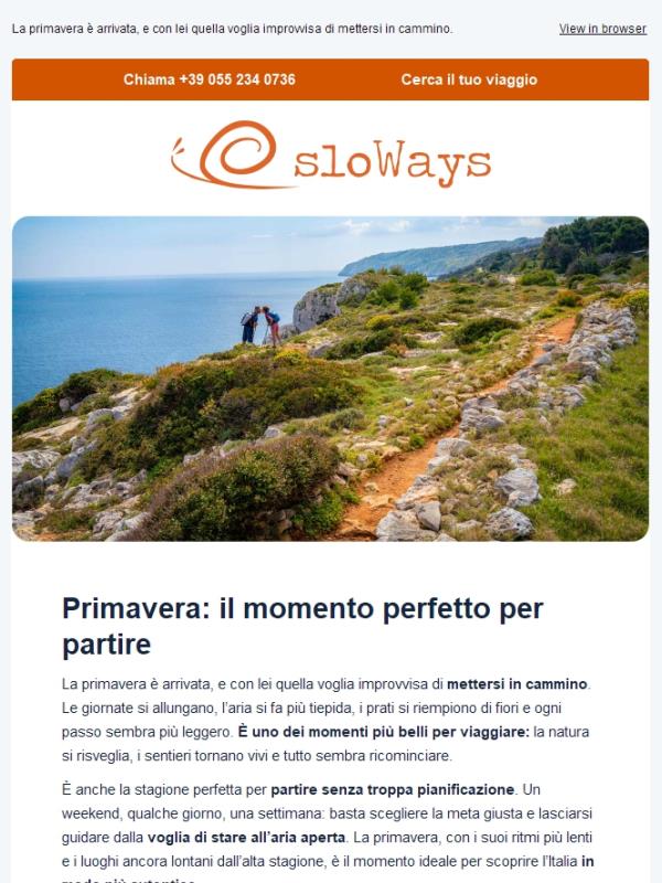 La primavera chiama: 4 viaggi a piedi per iniziare a camminare ora