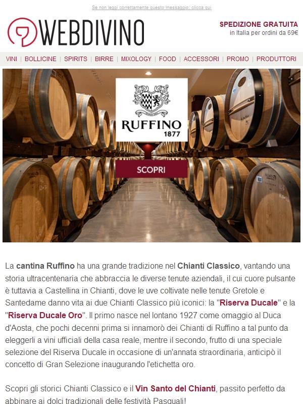 Ruffino 🍷 Chianti Classico da generazioni