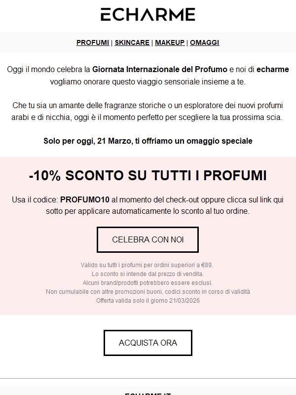21 Marzo: Celebriamo insieme la Giornata Internazionale del Profumo! 🌹