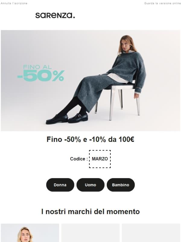 New Balance, Levi's, Geox... fino al -50% sui nostri marchi 🛍️