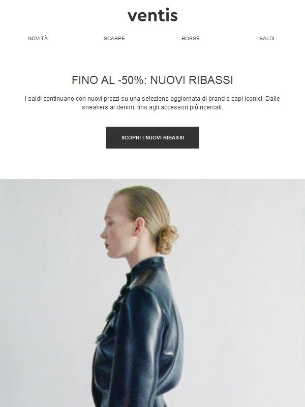 Nuovi ribassi fino al -50%