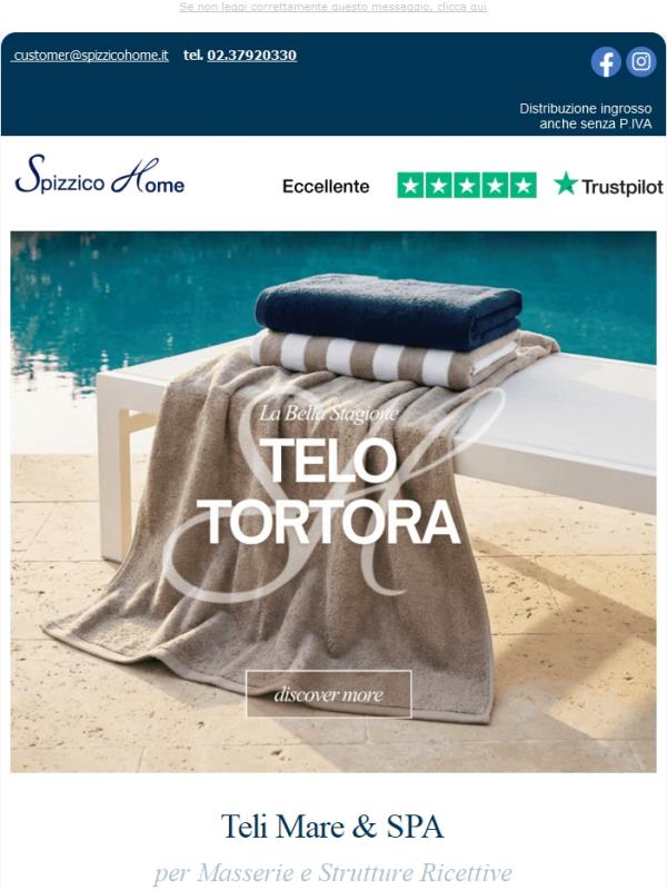 La bella stagione ✨ Due Teli Best Seller per la tua Struttura Ricettiva 👈