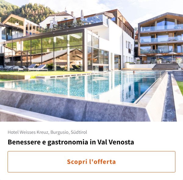 Benessere e gastronomia in Val Venosta