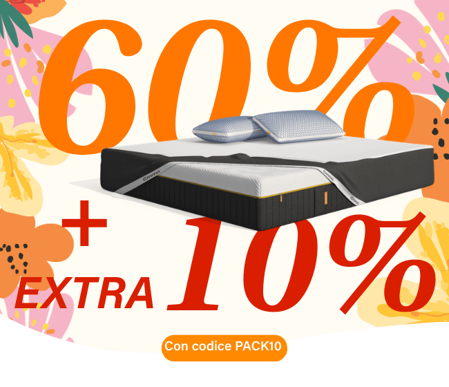 60% + EXTRA 10% Con codice PACK10
