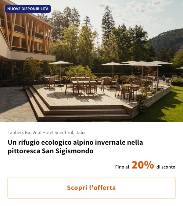 Un rifugio ecologico alpino invernale nella pittoresca San Sigismondo