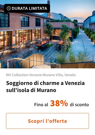 Soggiorno di charme a Venezia sull'isola di Murano