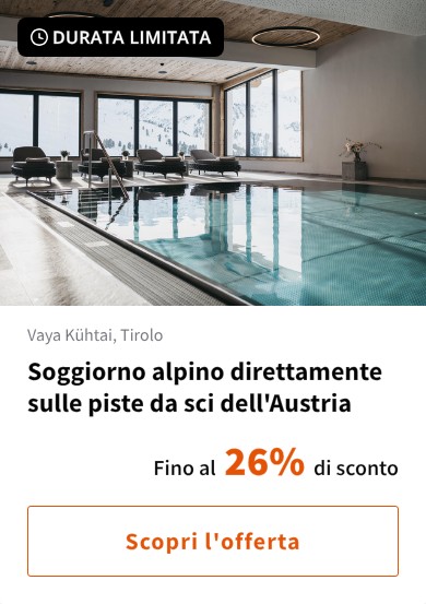 Soggiorno alpino direttamente sulle piste da sci dell'Austria
