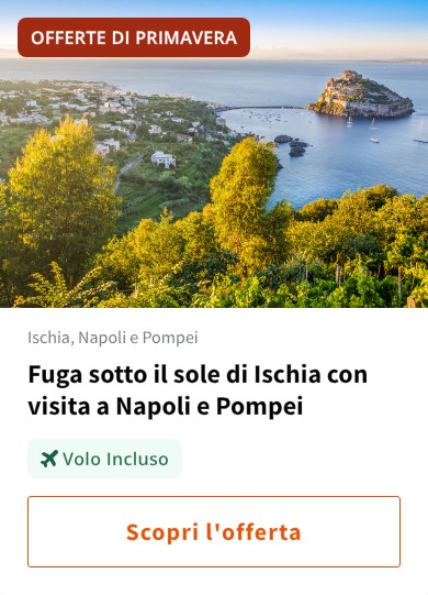 Fuga sotto il sole di Ischia con visita a Napoli e Pompei