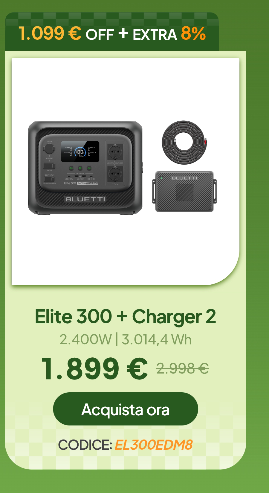 BLUETTI Elite 300 + Charger 2
