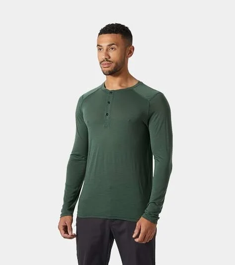 Men's HH Durawool Long Sleeve Henley