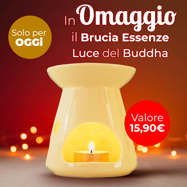 Oggi in Regalo il Brucia Essenze Luce del Buddha!
