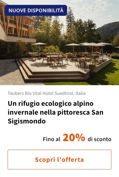 Un rifugio ecologico alpino invernale nella pittoresca San Sigismondo