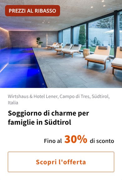 Soggiorno di charme per famiglie in Südtirol